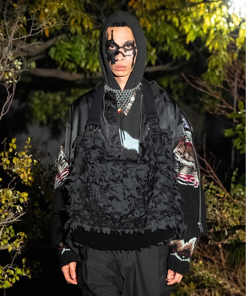 amok（アモク）の「LASERCUTTING MONSTER BAG（ショルダーバッグ・メンズ・ブラック・FREE）」の2枚目の写真