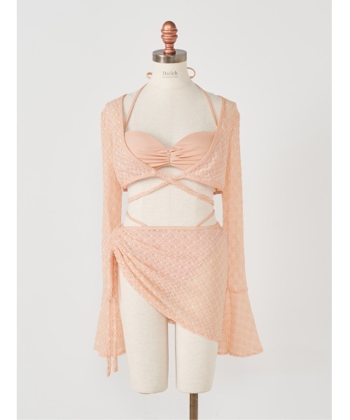 Darich（ダーリッチ）の「4WAYレースウエストクロスビキニ（水着