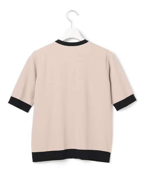 23区 L(ニジュウサンクオオキイサイズ)の「【WEB&一部店舗限定/洗える】レーヨンポリエステルストレッチ 半袖 カーディガン(カーディガン/ボレロ・レディース・ネイビー系2/ブラック系2/ホワイト系2/ベージュ系2・44/46)」の21枚目の写真