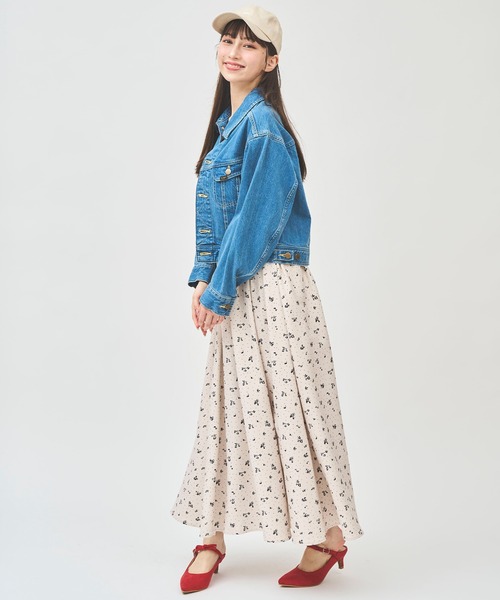 31 Sons de mode（トランテアン　ソン　ドゥ　モード）の「【Leeコラボ】RIDERSJACKET　Ｇジャン（デニムジャケット・レディース・インディゴブルー/サックスブルー・38/36）」の15枚目の写真