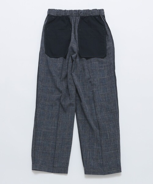 SHIPS Colors（シップス カラーズ）の「SHIPS Colors:〈洗濯機可能〉ウーリー イージー パンツ(セットアップ対応可能)（その他パンツ・メンズ・ダークグレー/ネイビー/ブラウン・MEDIUM/LARGE/X-LARGE）」の7枚目の写真