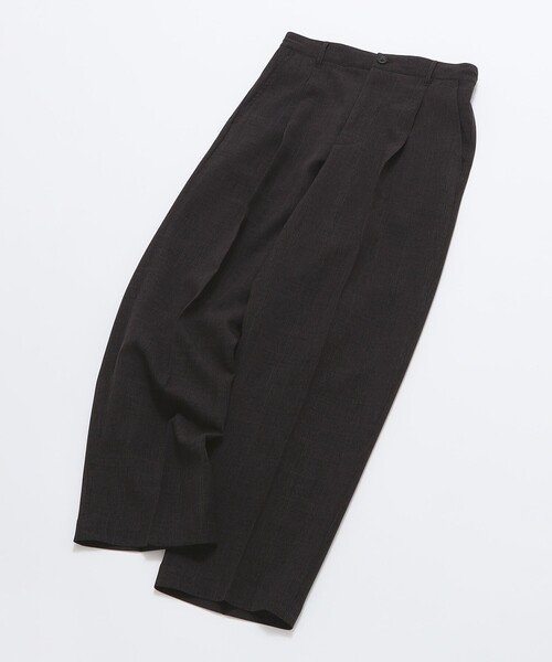 SHIPS Colors（シップス カラーズ）の「SHIPS Colors:〈洗濯機可能〉ウーリー イージー パンツ(セットアップ対応可能)（その他パンツ・メンズ・ダークグレー/ネイビー/ブラウン・MEDIUM/LARGE/X-LARGE）」の15枚目の写真