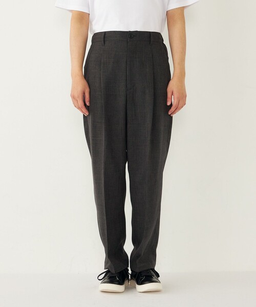 SHIPS Colors（シップス カラーズ）の「SHIPS Colors:〈洗濯機可能〉ウーリー イージー パンツ(セットアップ対応可能)（その他パンツ・メンズ・ダークグレー/ネイビー/ブラウン・MEDIUM/LARGE/X-LARGE）」の20枚目の写真