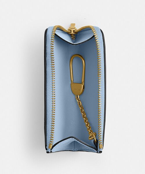COACH（コーチ）の「エッセンシャル Lジップ キー ケース（キーケース/キーアクセサリー・レディース・ブルー系その他・ONE）」の2枚目の写真