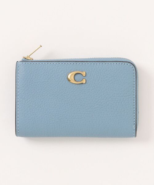 COACH（コーチ）の「エッセンシャル Lジップ キー ケース（キーケース/キーアクセサリー・レディース・ブルー系その他・ONE）」の5枚目の写真