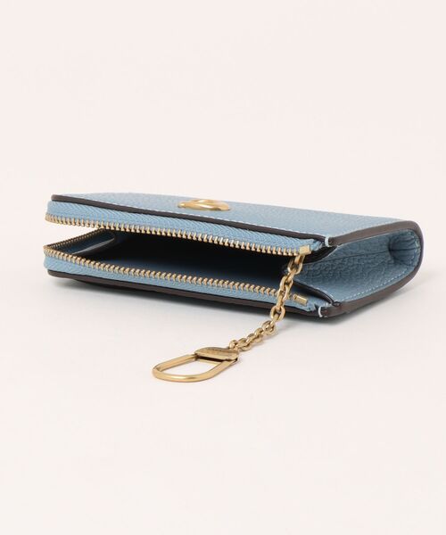 COACH（コーチ）の「エッセンシャル Lジップ キー ケース（キーケース/キーアクセサリー・レディース・ブルー系その他・ONE）」の4枚目の写真