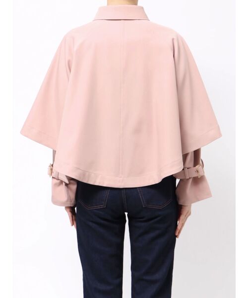 MERCURYDUO（マーキュリーデュオ）の「マントショートトレンチコート（トレンチコート・レディース・ピンク/ベージュ・SMALL/MEDIUM）」の15枚目の写真