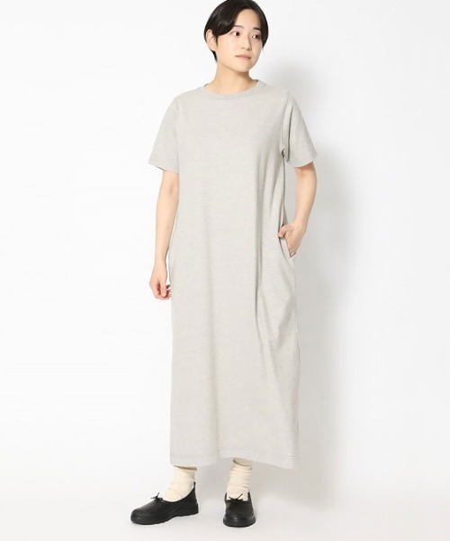 Snow Peak（スノーピーク）の「Recycled Cotton Dress（ワンピース・レディース・ブラック/グレー/オートミール/ブルー・1/2/3/4）」の2枚目の写真