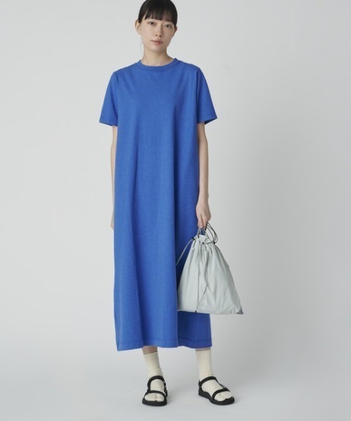 Snow Peak（スノーピーク）の「Recycled Cotton Dress（ワンピース・レディース・ブラック/グレー/オートミール/ブルー・1/2/3/4）」の4枚目の写真