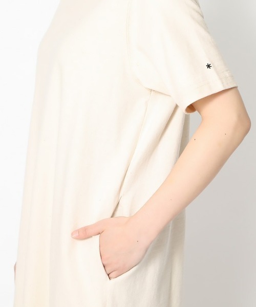 Snow Peak（スノーピーク）の「Recycled Cotton Dress（ワンピース・レディース・ブラック/グレー/オートミール/ブルー・1/2/3/4）」の8枚目の写真