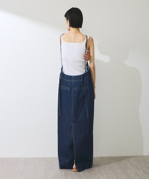 セール】【WEB限定】デニムキャミワンピース（ワンピース