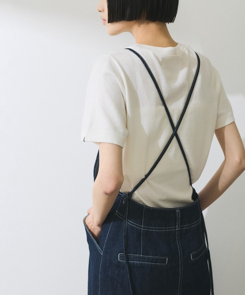 ADAM ET ROPE'(アダムエロペ)の「【WEB限定】デニムキャミワンピース(ワンピース・レディース・ブルー系その他4/ブルー系その他・S/M)」の13枚目の写真