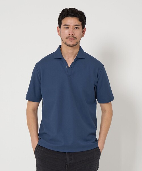 WEB限定 WARDROBE SMART】ステイ クリーン ピケ スキッパー