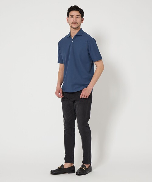 WEB限定 WARDROBE SMART】ステイ クリーン ピケ スキッパー