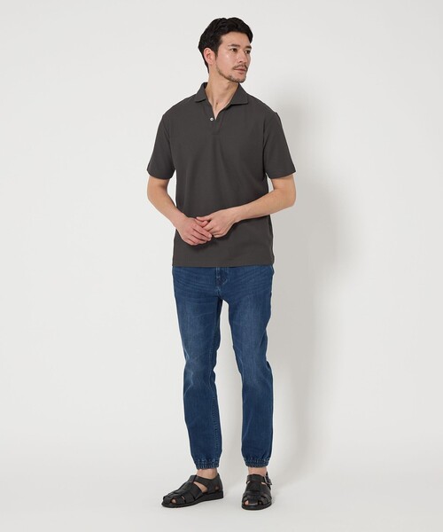 WEB限定 WARDROBE SMART】ステイ クリーン ピケ スキッパー