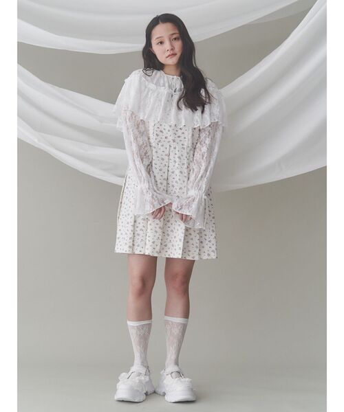 メリージェニー　frill back strap sandal sneakers セール】frill back strap sandal sneakers（サンダル）｜merry