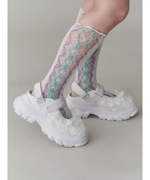 メリージェニー　frill back strap sandal sneakers セール】frill back strap sandal sneakers（サンダル）｜merry