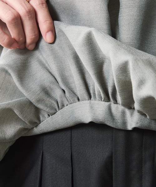 CHIC STYLE（シックスタイル）の「バルーンキャミソール＜大きいサイズ有＞シックスタイル（キャミソール・レディース・ブラック/グレー・M/L/LL/3L/4L/5L）」の18枚目の写真