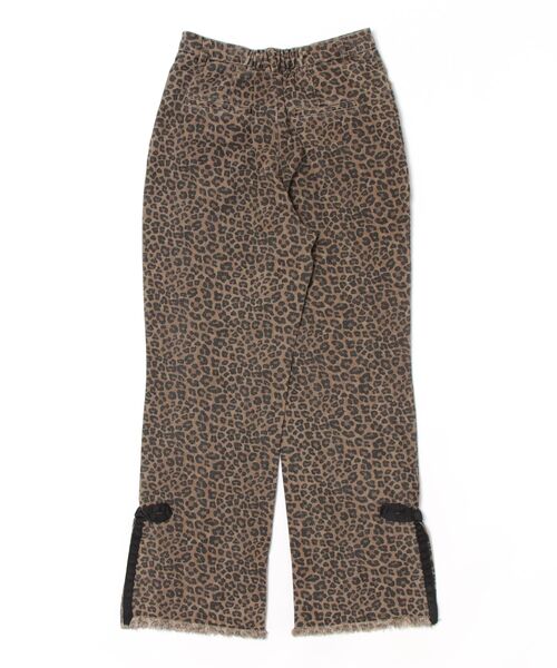 jumelle（ジュメロ）の「leopard ribbon pants（デニムパンツ・レディース・ベージュ・MEDIUM/SMALL）」の7枚目の写真