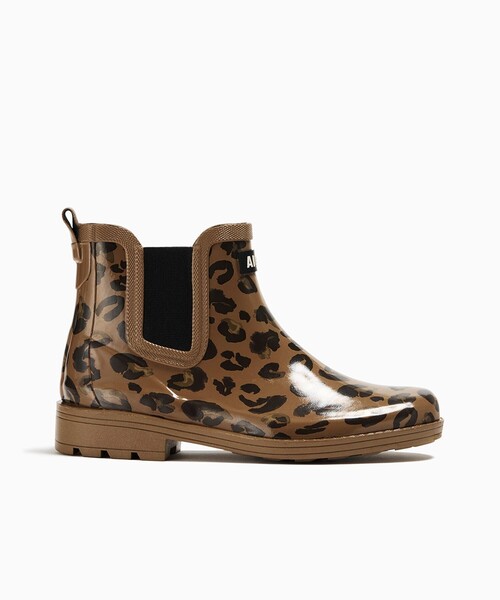 AIGLE(エーグル)の「カーヴィル ヒョウ柄プリント サイドゴア レインブーツ(レインシューズ・レディース・レオパード・40/38/39/35/36/37)」の7枚目の写真
