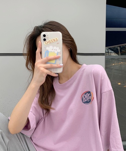 MASHIRO(マシロ)の「【MASHIRO】カラーBIGTシャツ Dr Player(MA/EK107)(Tシャツ/カットソー・レディース・パープル/ホワイト/グリーン/ブラック・FREE)」の5枚目の写真