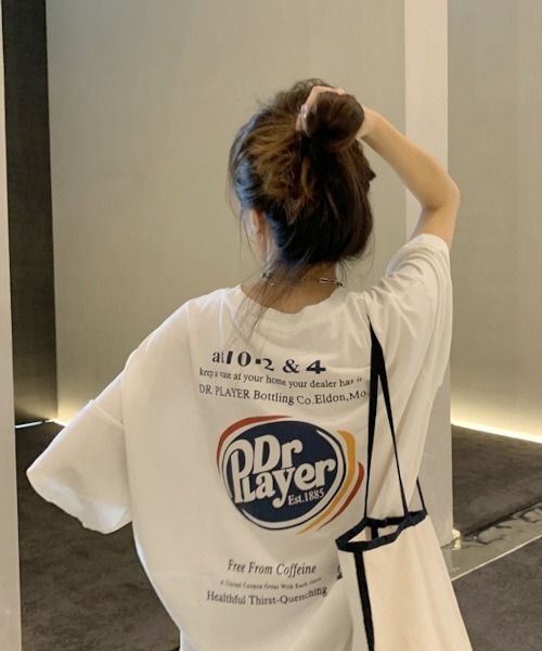 MASHIRO(マシロ)の「【MASHIRO】カラーBIGTシャツ Dr Player(MA/EK107)(Tシャツ/カットソー・レディース・パープル/ホワイト/グリーン/ブラック・FREE)」の13枚目の写真