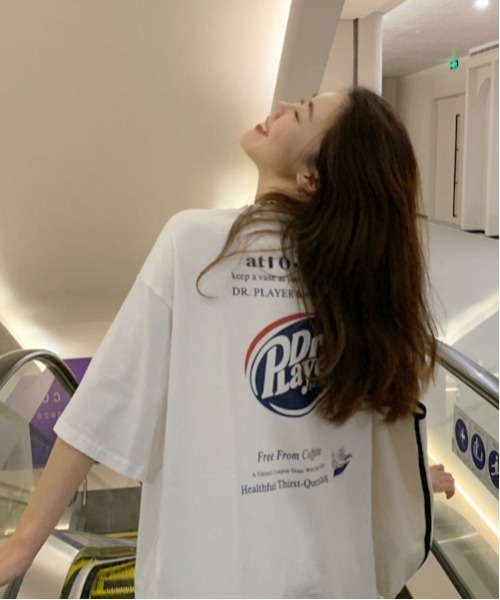 MASHIRO(マシロ)の「【MASHIRO】カラーBIGTシャツ Dr Player(MA/EK107)(Tシャツ/カットソー・レディース・パープル/ホワイト/グリーン/ブラック・FREE)」の14枚目の写真