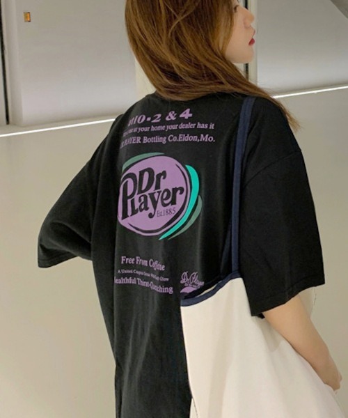 MASHIRO(マシロ)の「【MASHIRO】カラーBIGTシャツ Dr Player(MA/EK107)(Tシャツ/カットソー・レディース・パープル/ホワイト/グリーン/ブラック・FREE)」の16枚目の写真