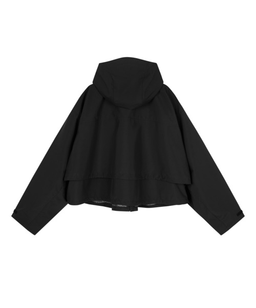 JNBY（ジェーエヌビーワイ）の「Sculpted Drawstring Hooded Jacket / ドローストリングフーディージャケット（その他アウター・レディース・ベージュ/ブラック・36/34）」の10枚目の写真