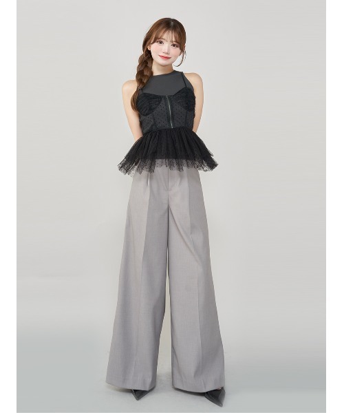 ダーリッチレイヤードコルセットボリュームトップス レイヤードコルセットボリュームトップス（その他トップス