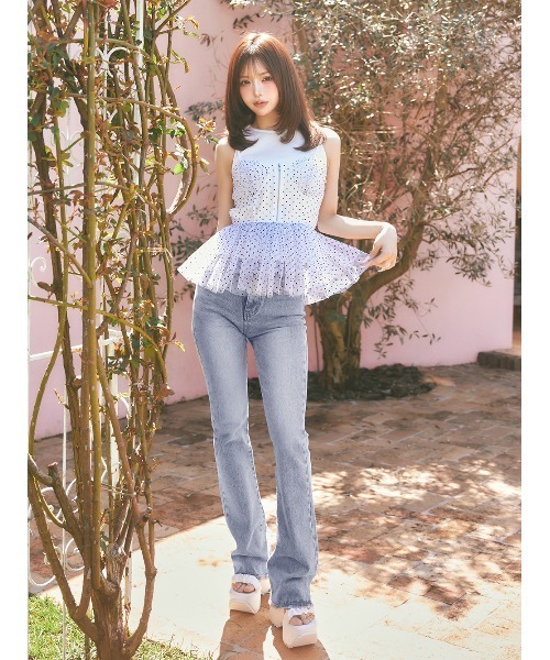 レイヤードコルセットボリュームトップス（その他トップス