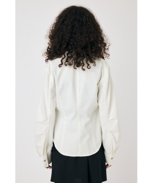 MOUSSY(マウジー)の「WAIST FIT DENIM シャツ(シャツ/ブラウス・レディース・ホワイト/ブルー/ワンウォッシュ・FREE)」の21枚目の写真