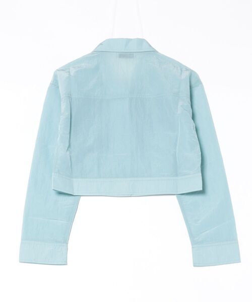 DURAS（デュラス）の「シアートラッカージャケット（ナイロンジャケット・レディース・ブルー/イエロー/オレンジ・SMALL/MEDIUM）」の17枚目の写真