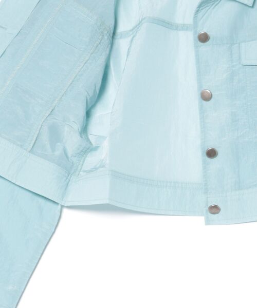 DURAS（デュラス）の「シアートラッカージャケット（ナイロンジャケット・レディース・ブルー/イエロー/オレンジ・SMALL/MEDIUM）」の18枚目の写真
