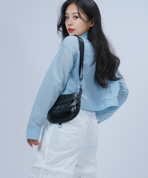 DURAS（デュラス）の「シアートラッカージャケット（ナイロンジャケット・レディース・ブルー/イエロー/オレンジ・SMALL/MEDIUM）」の10枚目の写真