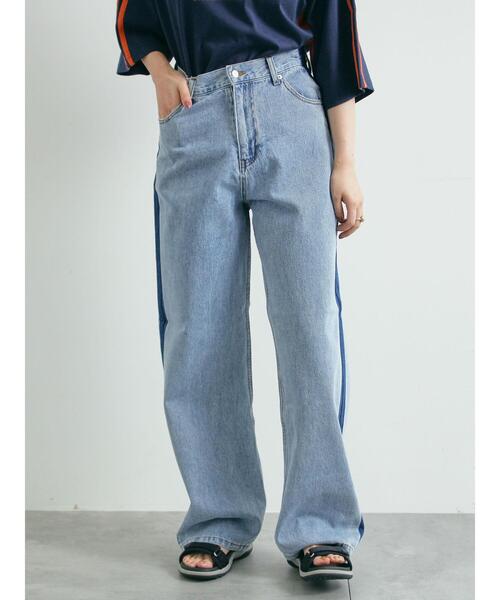 SM2(エスエムツー)の「デニム配色ラインパンツ(その他パンツ・レディース・ブルー/ブラック・L/M)」の19枚目の写真