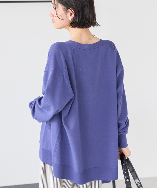 AMERICAN HOLIC（アメリカンホリック）の「Vネックポケット付きカーディガン（カーディガン/ボレロ・レディース・ネイビー/その他12/ホワイト系その他2/ブラック・FREE）」の17枚目の写真