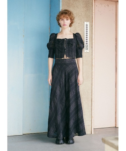 コエル（COEL）/チェックビスチェブラウス セール】チェックビスチェブラウス（シャツ/ブラウス）｜COEL（コエル