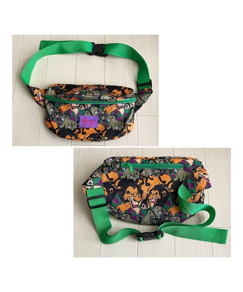 Disney(ディズニー)の「【 Disney NOSTALGICA 】 ノスタルジカ 総柄ボディバッグ 25S4(ボディバッグ/ウエストポーチ・レディース・レッド/ブルー/グリーン・FREE)」の5枚目の写真