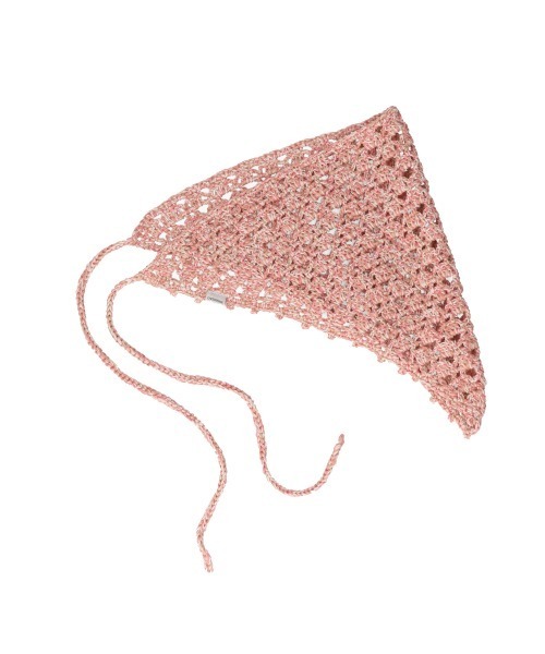 OVERRIDE（オーバーライド）の「OVERRIDE  CROCHET BABUSHKA SG / オーバーライド（ヘアバンド・レディース・ピンク/ターコイズブルー/ホワイト/ブラック・FREE）」の4枚目の写真