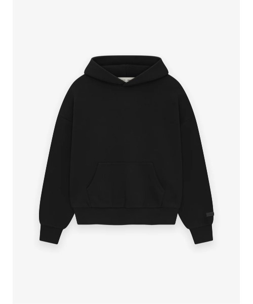 エッセンシャルズ バックロゴ リフレクト ブラック パーカー Lサイズ FEAR OF GOD ESSENTIALS】リフレクターロゴプルオーバー裏地