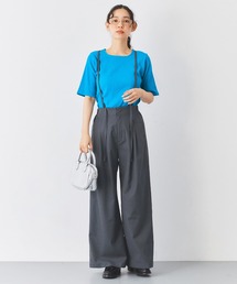 and myera サスペンダー付きパンツ