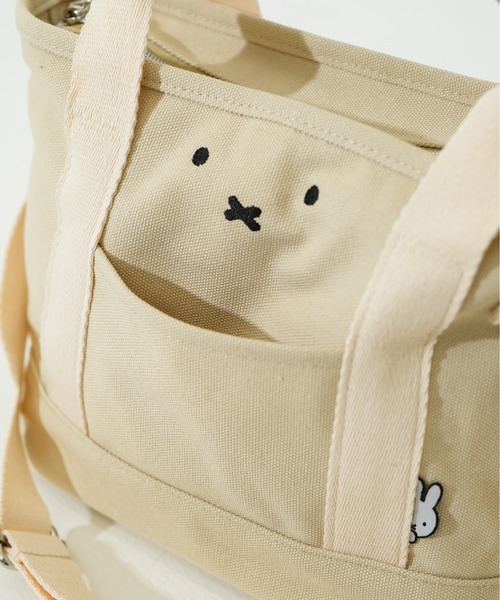 Miffy( ミッフィー)の「【miffy/ミッフィー】 保冷機能付き2wayトートバッグ フェイスデザイン(トートバッグ・レディース・アイボリー/グリーン/ブラウン・FREE)」の16枚目の写真