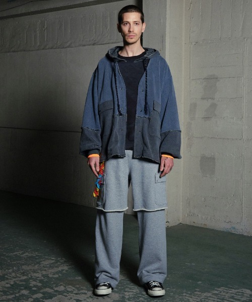 masterkey（マスターキー）の「mcg3636-RUST スウェットカーディガン（カーディガン/ボレロ・メンズ・グレー系その他・1/2）」の11枚目の写真