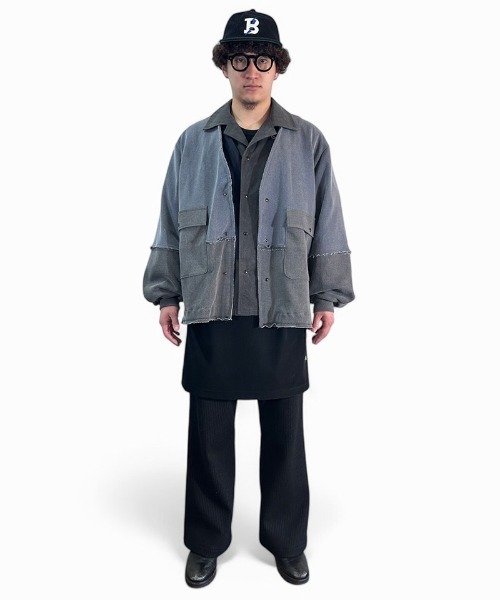 masterkey（マスターキー）の「mcg3636-RUST スウェットカーディガン（カーディガン/ボレロ・メンズ・グレー系その他・1/2）」の19枚目の写真