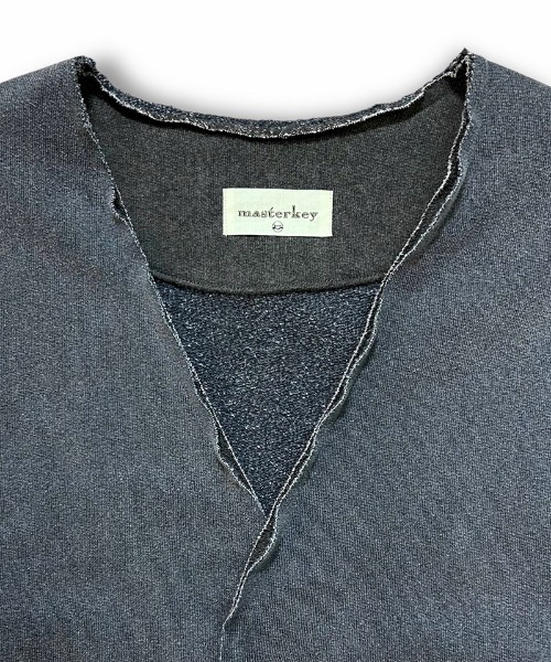 masterkey（マスターキー）の「mcg3636-RUST スウェットカーディガン（カーディガン/ボレロ・メンズ・グレー系その他・1/2）」の3枚目の写真