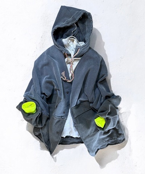 masterkey（マスターキー）の「mcg3636-RUST スウェットカーディガン（カーディガン/ボレロ・メンズ・グレー系その他・1/2）」の9枚目の写真