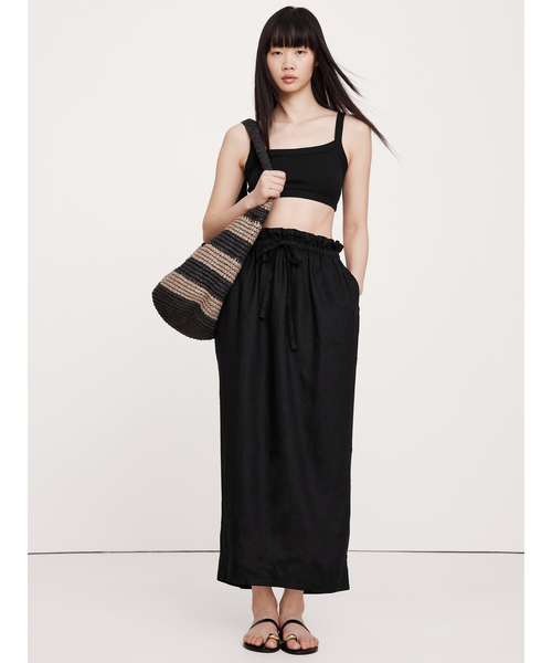 新品⭐︎Banana Republic⭐︎Vastoイタリアンウールミディスカート セール】リネン ミディスカート（スカート）｜BANANA REPUBLIC