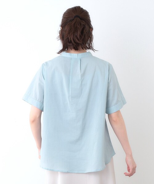 LAURA ASHLEY(ローラアシュレイ)の「【SETUP可/コットン100%/インド綿/刺繍入り】デザインブラウス(シャツ/ブラウス・レディース・ベージュ/チャコールグレー/ライトグレー系9・38)」の18枚目の写真