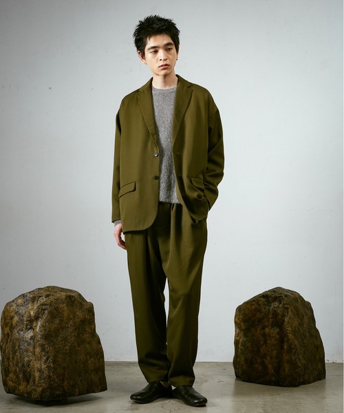 Dulcamara（ドゥルカマラ）の「よそいきオーバータックPT（スラックス・メンズ・ブラック/オリーブ/ネイビー系・0/2/1）」の7枚目の写真